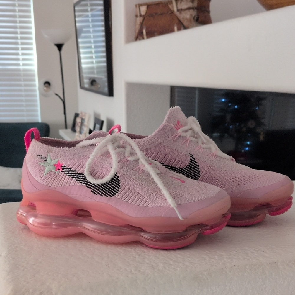 Nike Pink and White Athletic Shoes
